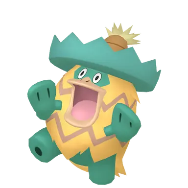 #0272 Ludicolo Shiny 6IV Hidden Ability In-game Trade Pkm Go